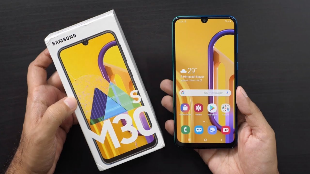 samsung galaxy M30s with 6000 mah battery