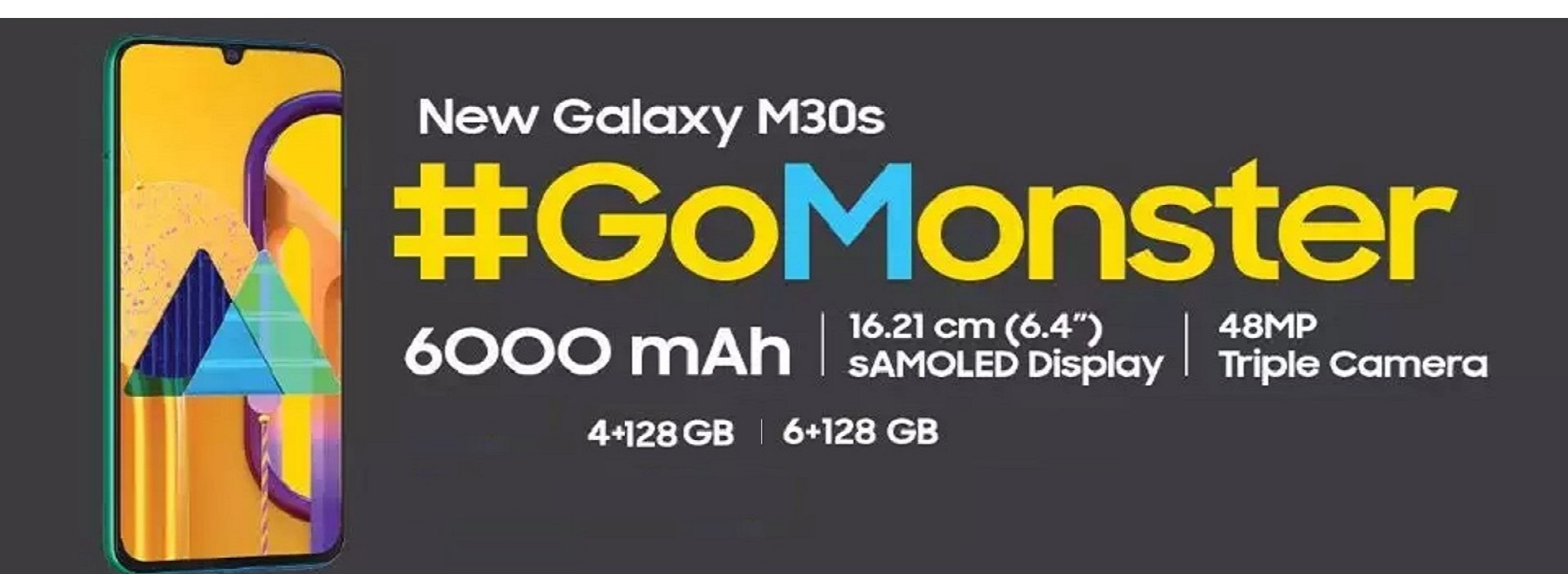 Samsung Galaxy M30s available for sale available soon