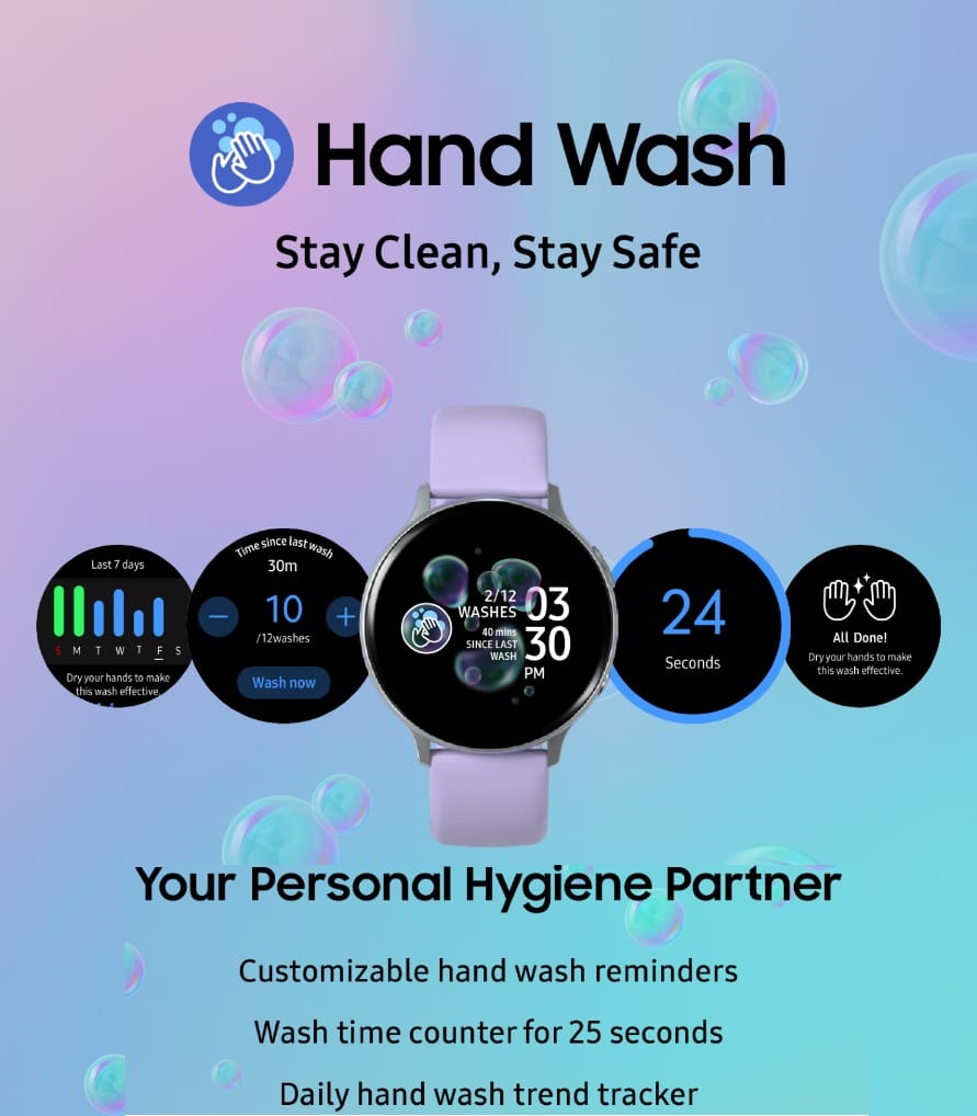Samsung Develops ‘Hand Wash’ App to Keep You Healthy & Safe